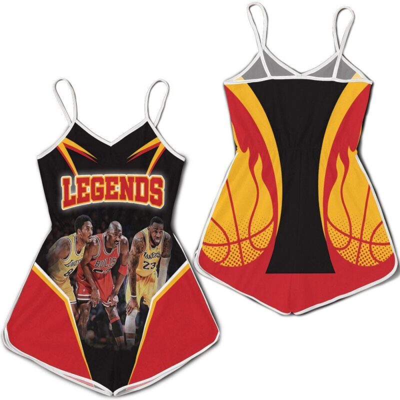 Nba legend michael jordan chicago bulls beron james kobe bryant los angeles lakers Romper RJ04198
