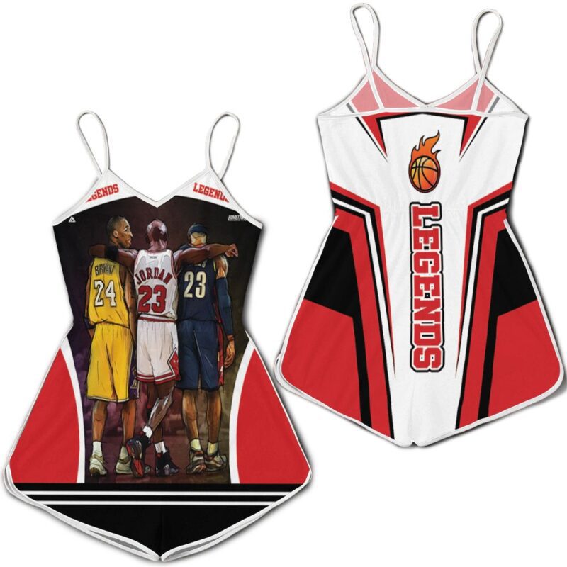 Nba legend michael jordan kobe bryant lebron james Romper RJ03706