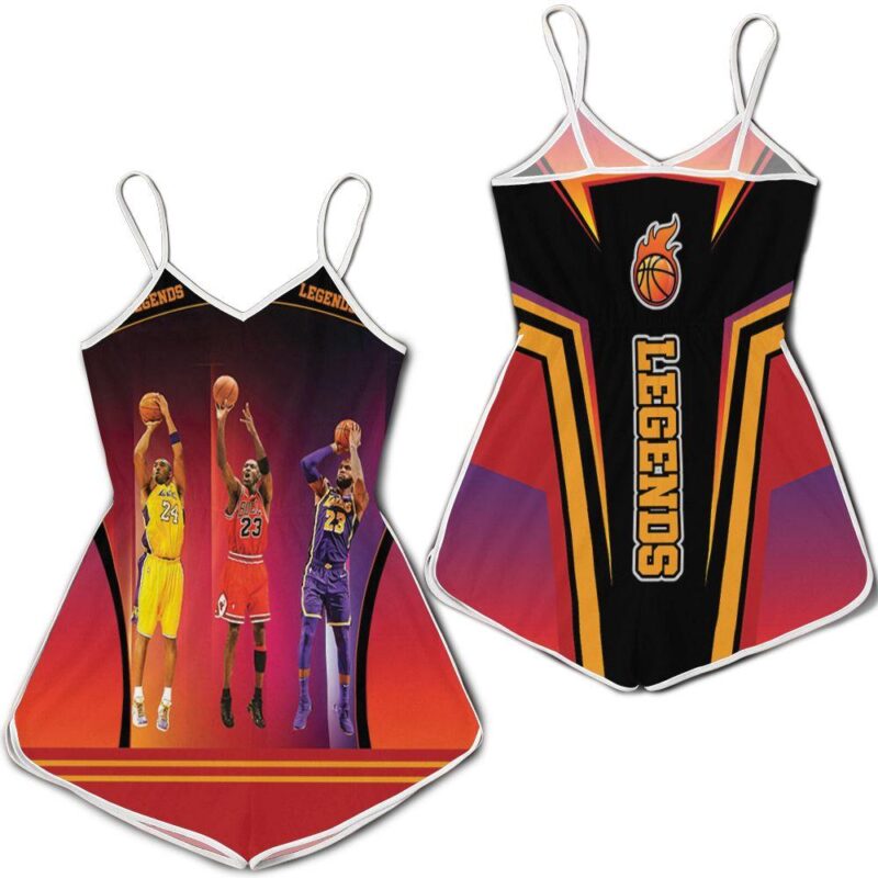 Nba legend michael jordan kobe bryant michael jordan jump shot Romper RJ03836