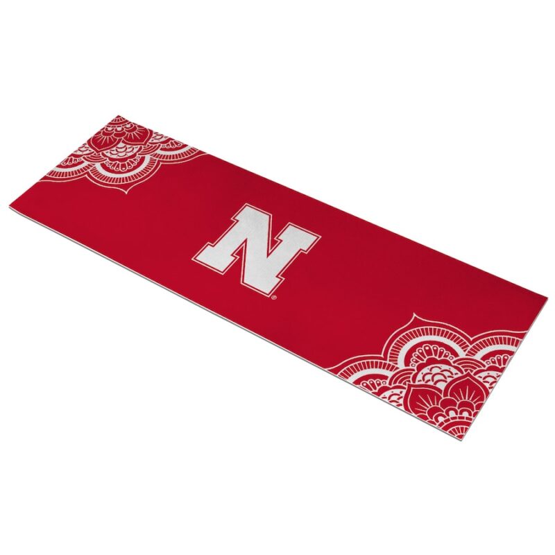 Nebraska Huskers Color Design Yoga Mat