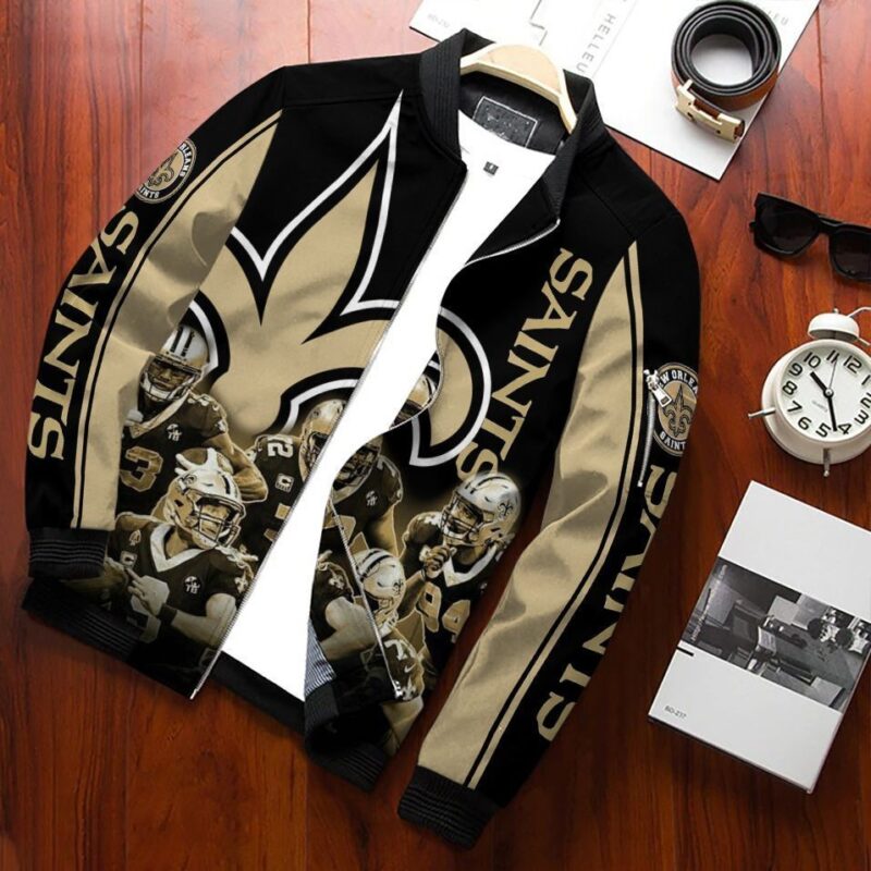 New Orleans Saints Bomber Jacket 321 Sport Hot Trending Hot Choice Design Beautiful BJ02458