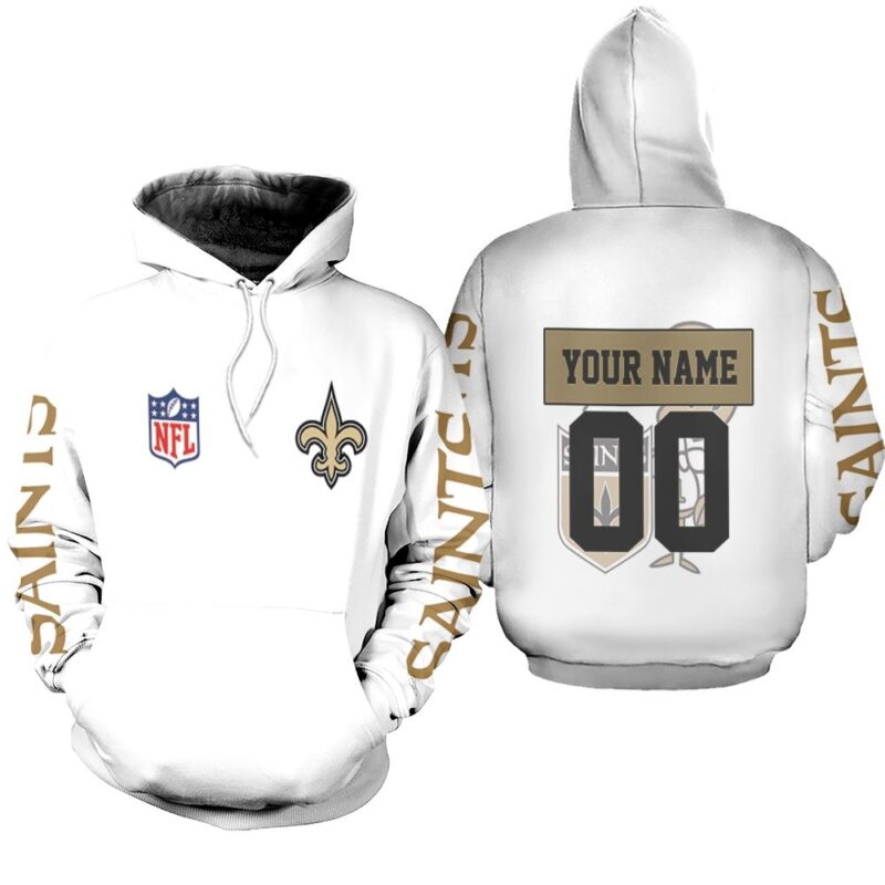 New Orleans Saints Nfl Bomber Jacket 3d Personalized Hoodie BJ01170