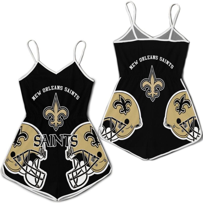 New Orleans Saints Nfl For Saints Fan 3d Dress 3d jersey Romper RJ04571