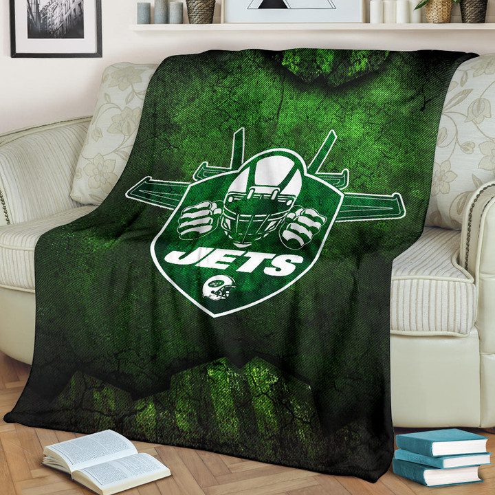 New York American Football Jets Jets Player Silhouette Dark Green ...