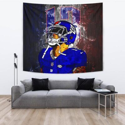 New York Giants American Football Team Tapestry Beckham Jr 13 Colored Artwork Splash Color Tapestry Wall Hanging 3 New York Giants American Football Team Tapestry Beckham Jr 13 Colored Artwork Splash Color Tapestry Wall Hanging 3