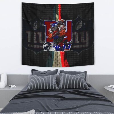 New York Giants American Football Team Tapestry Big Muscle Player With Black Helmet Tapestry Wall Hanging 2 New York Giants American Football Team Tapestry Big Muscle Player With Black Helmet Tapestry Wall Hanging 2