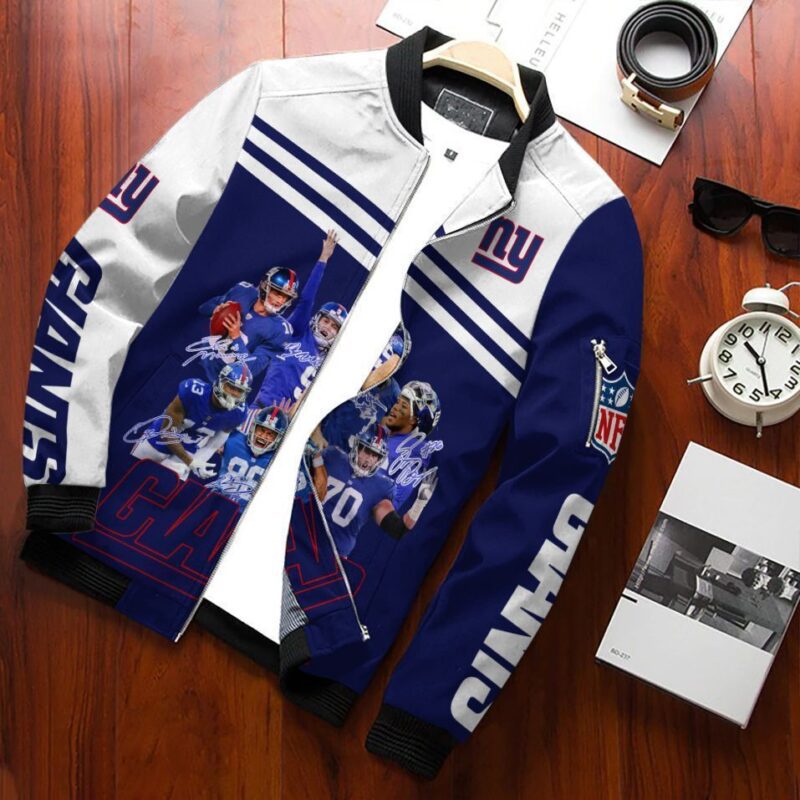 New York Giants Bomber Jacket 072 Sport Hot Trending Hot Choice Design Beautiful BJ01609