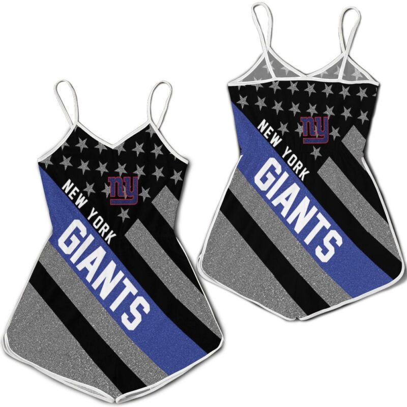 New York Giants Nlf For Giants Fan 3d jersey Romper RJ04550