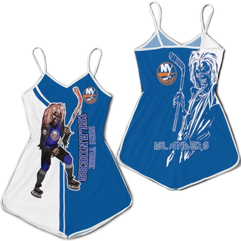 New York Islanders And Zombie For Fans Romper RJ03496