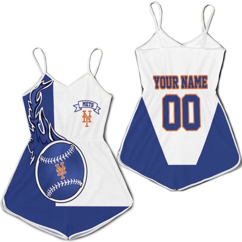 New York Mets 3D Personalized Romper RJ02809