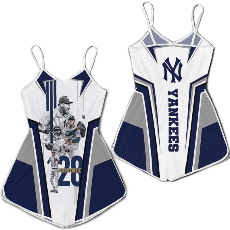 New York Yankees Great Team Chase For 28 Romper RJ02180