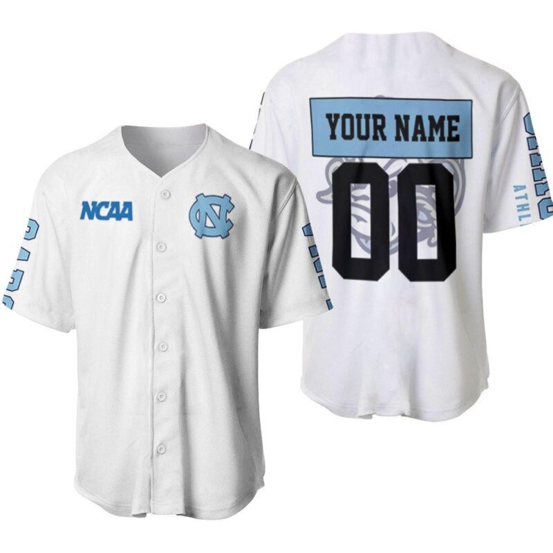 North Carolina Tar Heels Ncaa Bomber Jacket 3d Baseball Jersey BJ01101