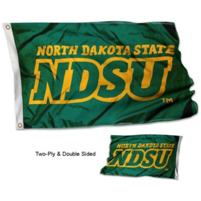 North Dakota State NDSU Double Sided 3x5ft Wall Flag Banner Flag Outdoor Flag BF385