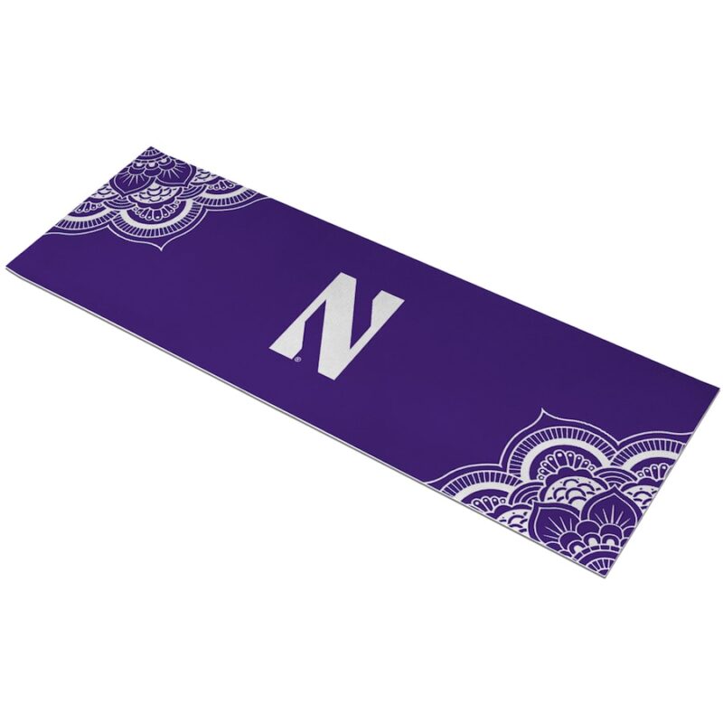 Northwestern Wildcats Color Design Yoga Mat