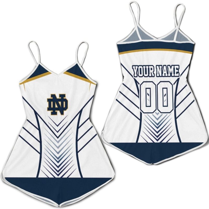 Notre Dame Fighting Irish NCAA Fans 3D Personalized Romper RJ02410