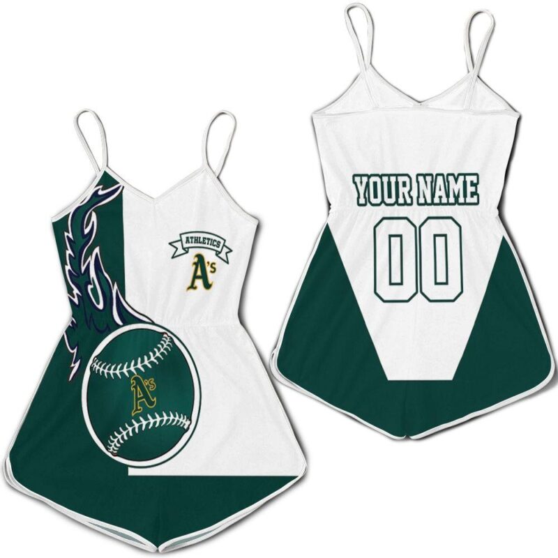 Oakland Athletics 3D Personalized Romper RJ02912