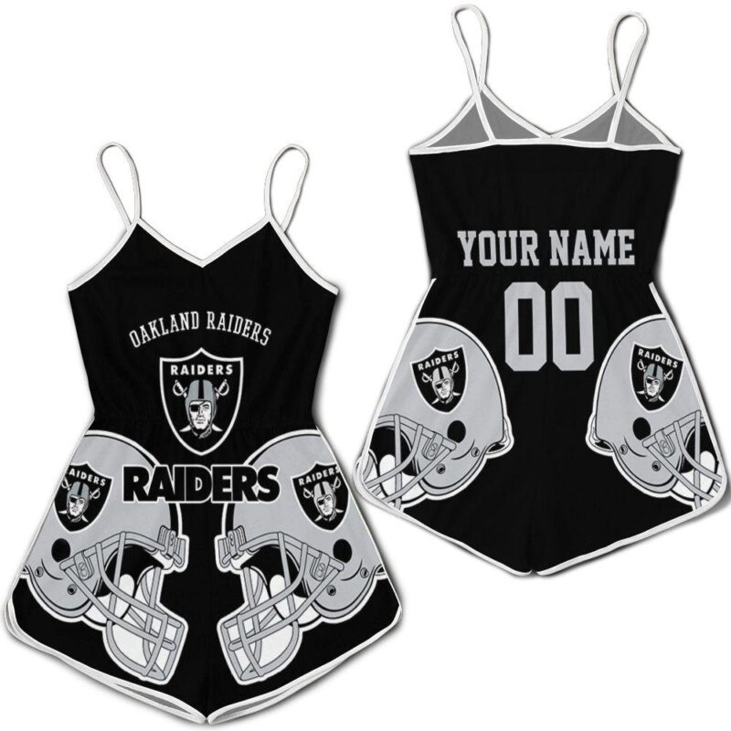 Oakland Raiders Fans 3d Personalized Romper RJ02678