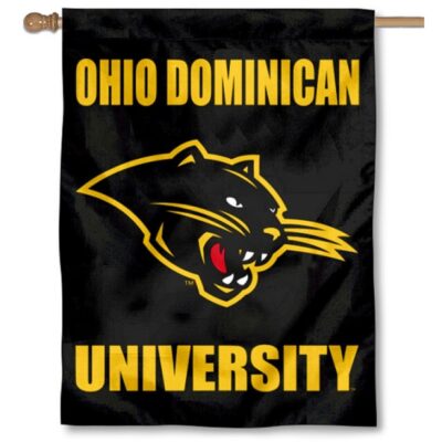 Ohio Dominican Panthers Double Sided House Flag H0429
