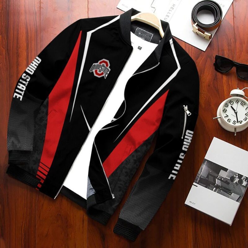 Ohio State Buckeyes Bomber Jacket 043 Sport Hot Trending Hot Choice Design Beautiful BJ02235