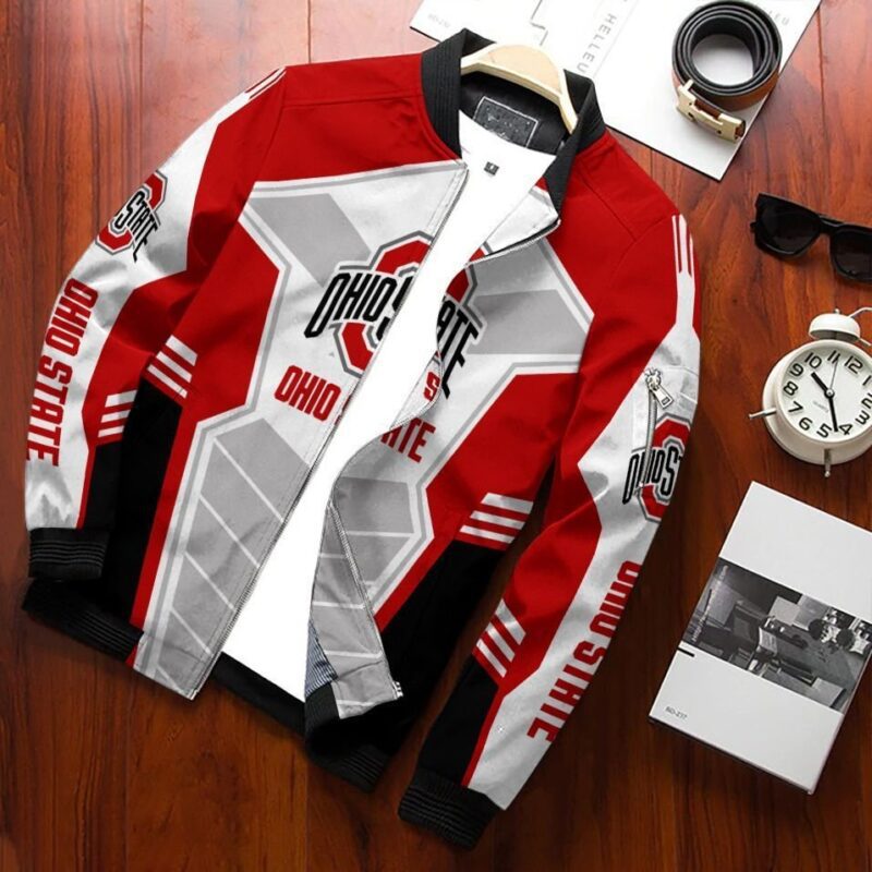 Ohio State Buckeyes Bomber Jacket 361 Sport Hot Trending Hot Choice Design Beautiful BJ01785