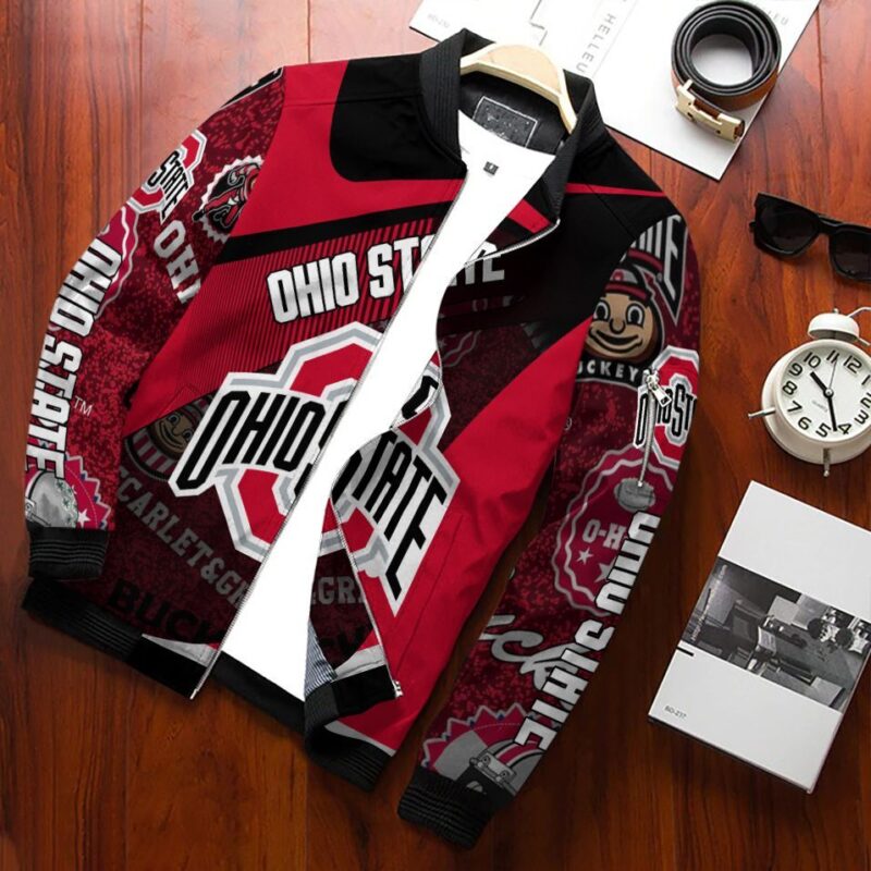 Ohio State Buckeyes Bomber Jacket 551 Sport Hot Trending Hot Choice Design Beautiful BJ01958