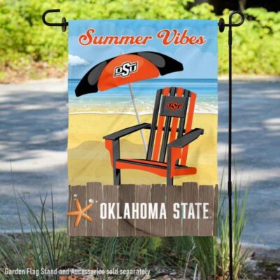Oklahoma State Cowboys Summer Vibes Decorative Garden Flag GF00634