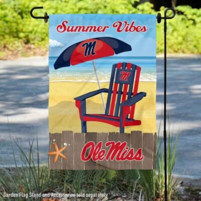 Ole Miss Summer Vibes Decorative Garden Flag GF00695