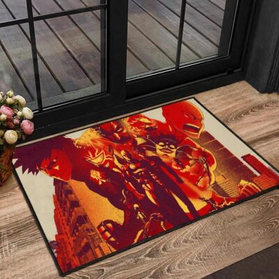 One punch man anime Door Mats Welcome Mat 1 One punch man anime Door Mats Welcome Mat 1