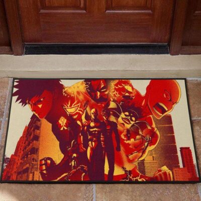 One punch man anime Door Mats Welcome Mat