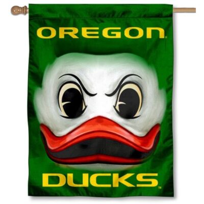 Oregon Ducks Eyes Logo House Flag H0596