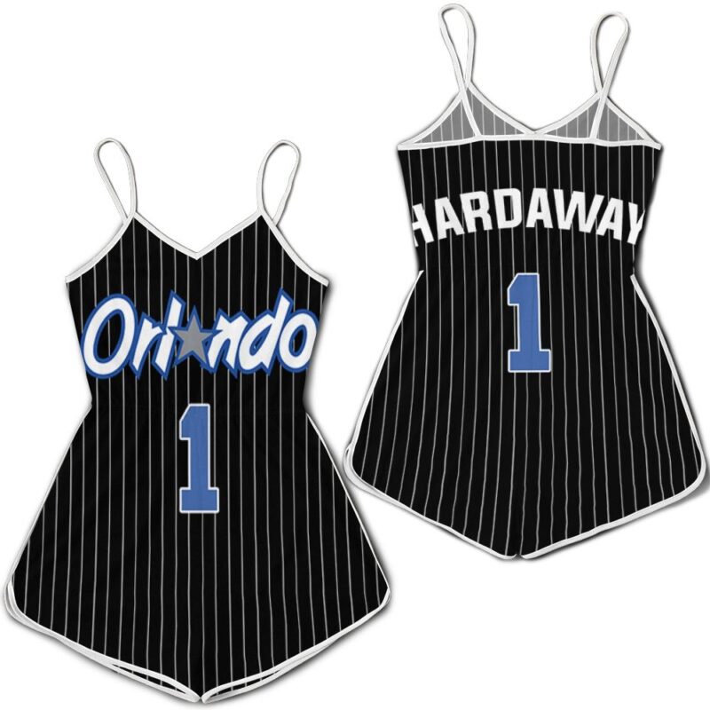 Orlando Magic Penny Hardaway #1 Great Player NBA Basketball Team Logo Gift For Orlando Fans Romper Jumpsuit RJ00353