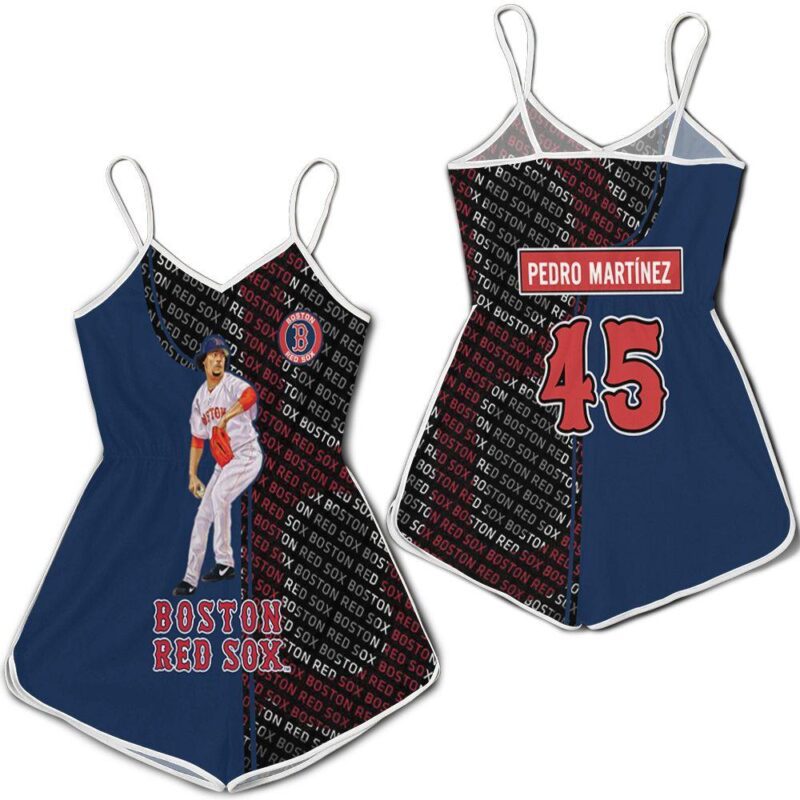 Pedro Martinez 45 Boston Red Sox Romper RJ02096