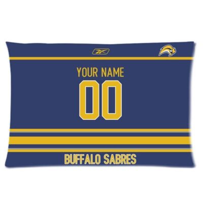 Personalized Buffalo Sabres Ice Hockey Custom Pillow Case With Your Name And Number Throw Pillow Gift Sofa Decor 1