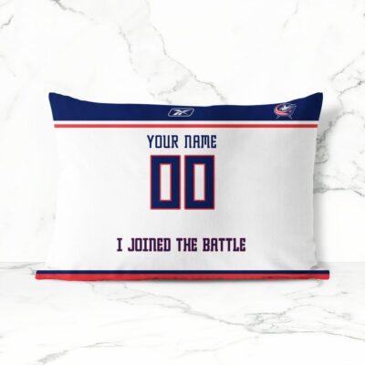 Personalized Columbus Blue Jackets Custom Pillow Case With Your Name And Number Throw Pillow Gift Sofa Decor 1