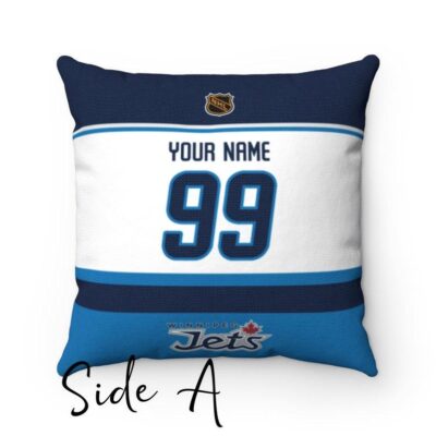 Personalized Vancouver Canucks Hockey Custom Square Throw Cushion Pillow With Name and Number Pillow