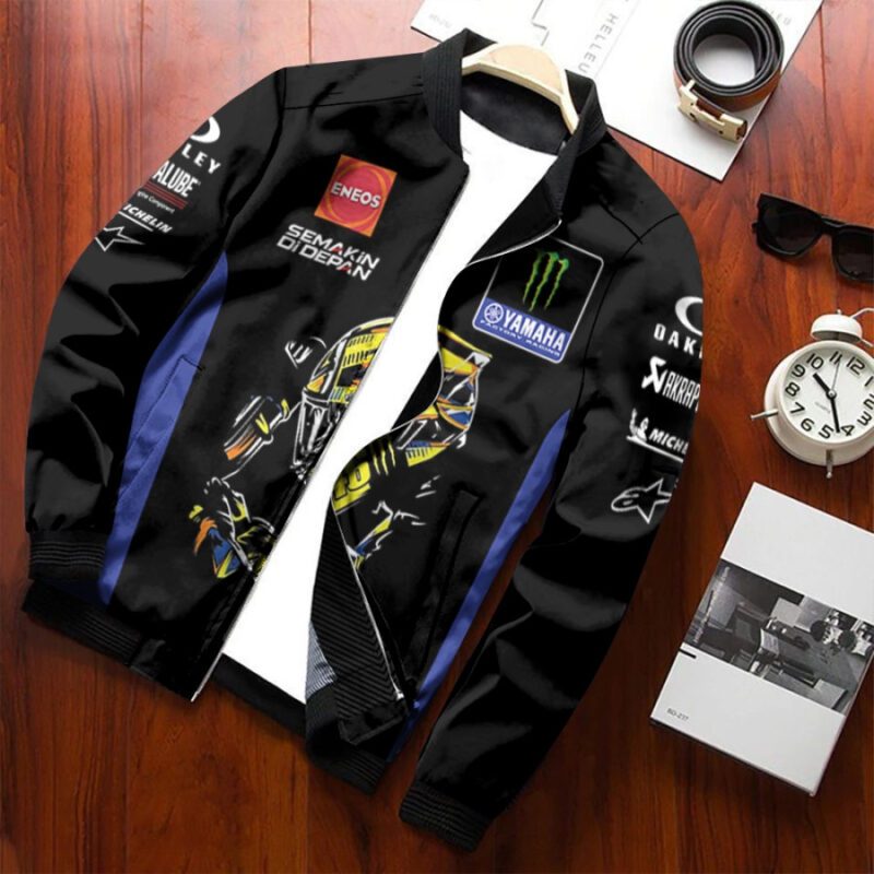 Petronas Spring Yamaha Valentino Rossi 46 Motogp Racing Team Bomber Jacket Gift for Valentino Rossi fans BJ03412