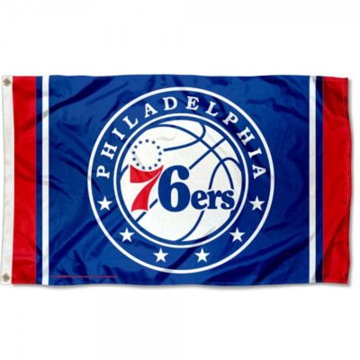 Philadelphia 76ers Circle Logo 3x5ft Wall Flag Banner Flag Outdoor Flag BF284