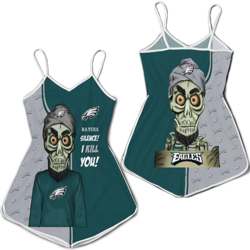 Philadelphia Eagles Haters Silence The Dead Terrorist 3d T Shirt Romper RJ03740