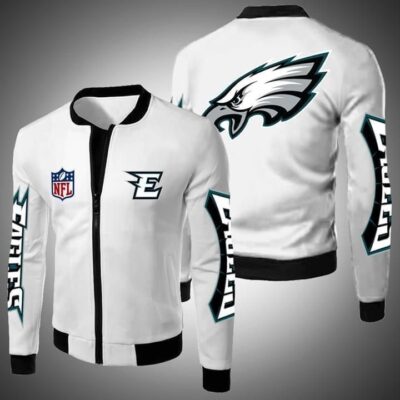 Philadelphia Eagles Nfl Bomber Jacket 3d Tshirt Hoodie Up To 5xl 3D Hoodie Sweater Tshirt BJ01124
