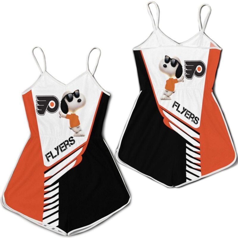 Philadelphia Flyers Snoopy For Fans 3D Romper RJ03126