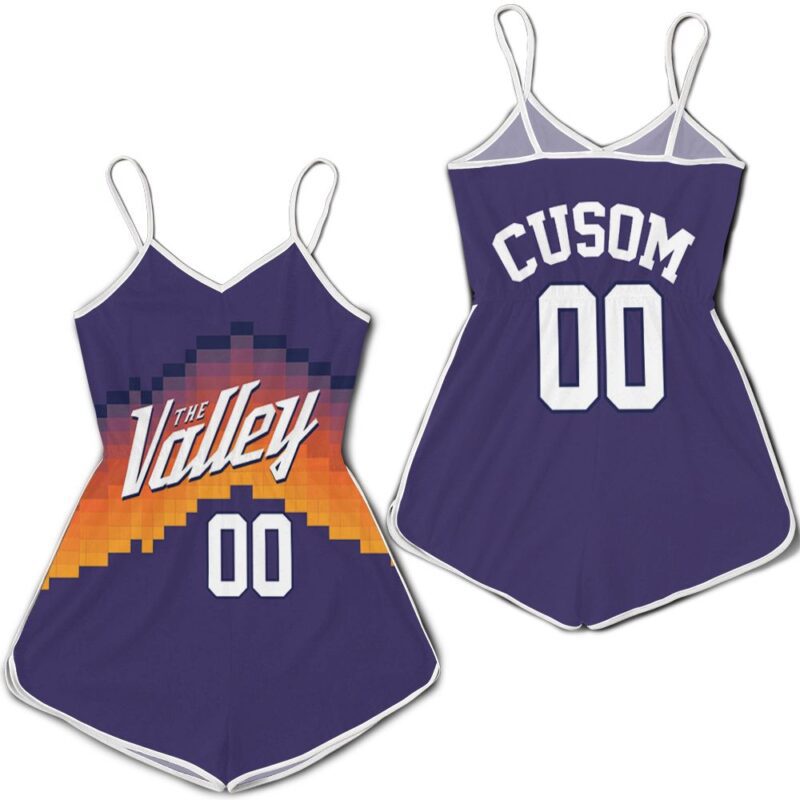 Phoenix Suns 2020 Earned Edition Jersey Inspired Personalized Romper RJ02087