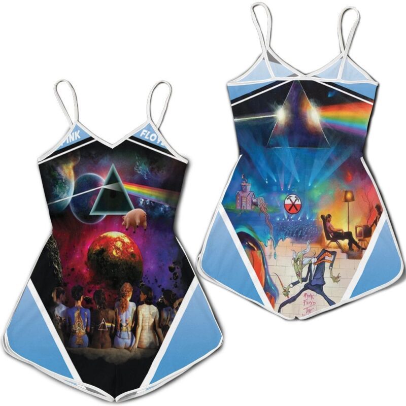 Pink Floyd Women Back Cover Romper RJ03535