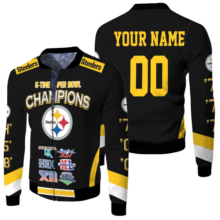Pittsburgh Steelers 6-Time Super Bowl Champions For Fans Personalized ...