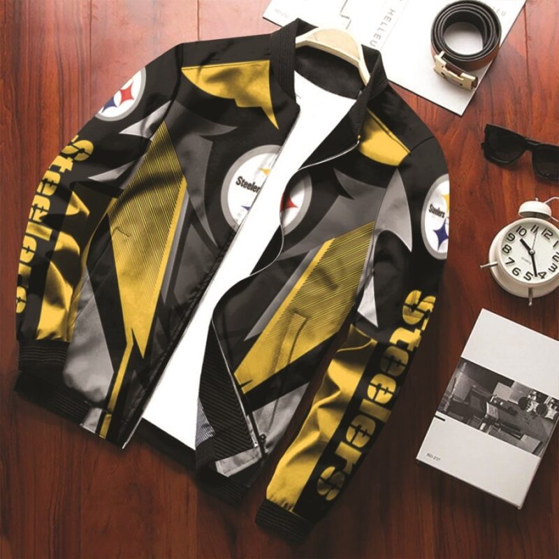 Pittsburgh Steelers Armor Shield NFL American Logo Gift For Steelers Fans Bomber Jacket BJ00725