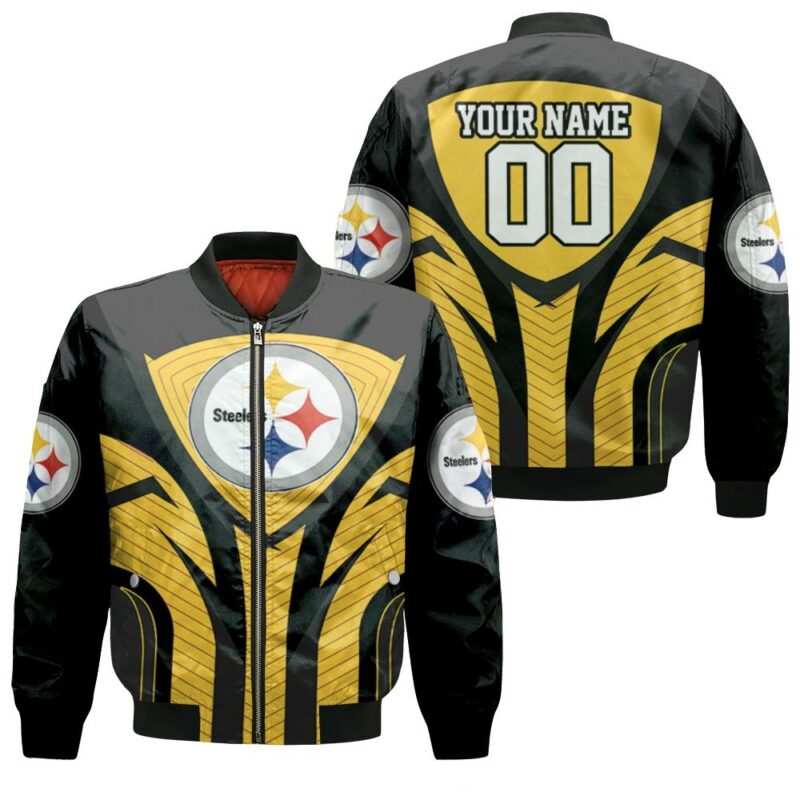 Pittsburgh Steelers NFL Fans 3D Personalized Bomber Jacket BJ01403