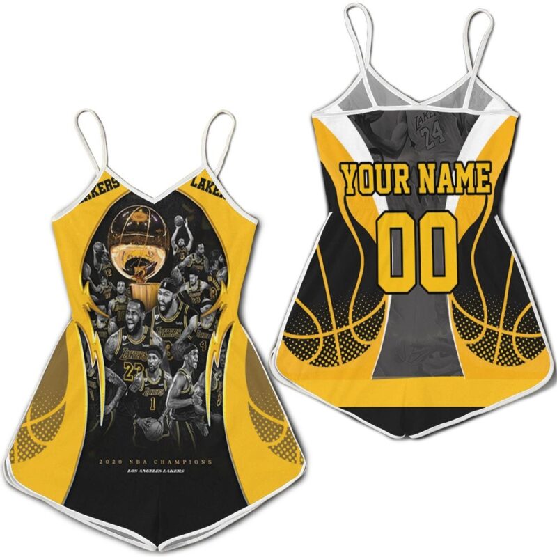 Player Los Angeles Lakers Western Conference Personalized Romper RJ02925