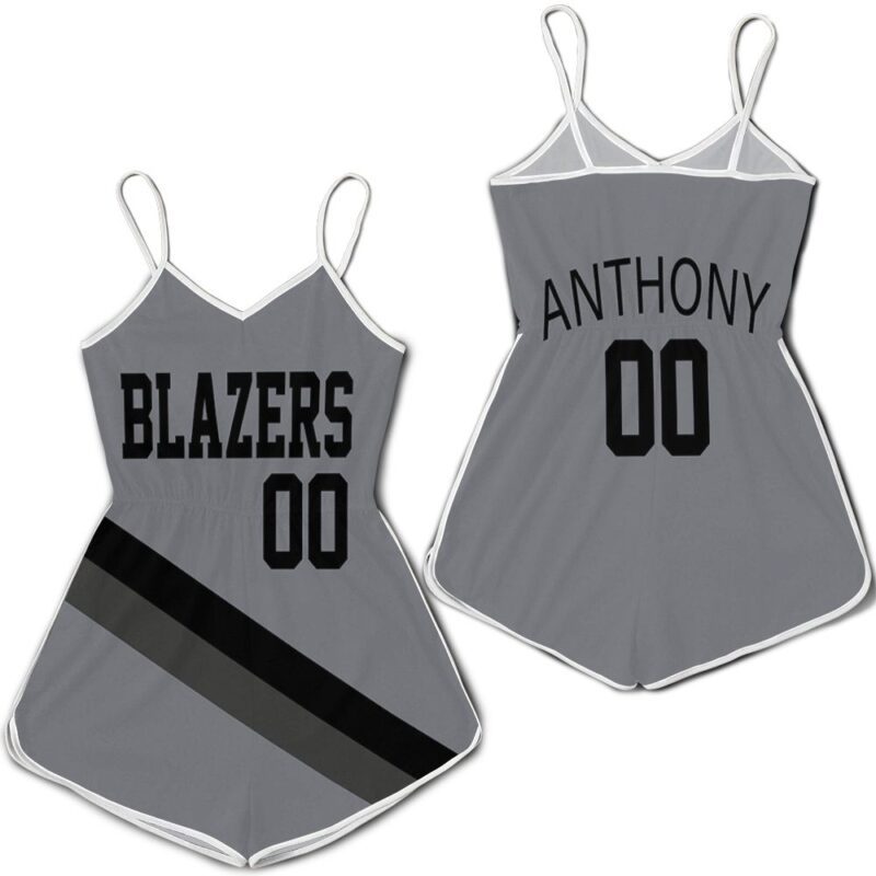 Portland Trail Blazers 00 Anthony Jersey Inspired Romper RJ02192