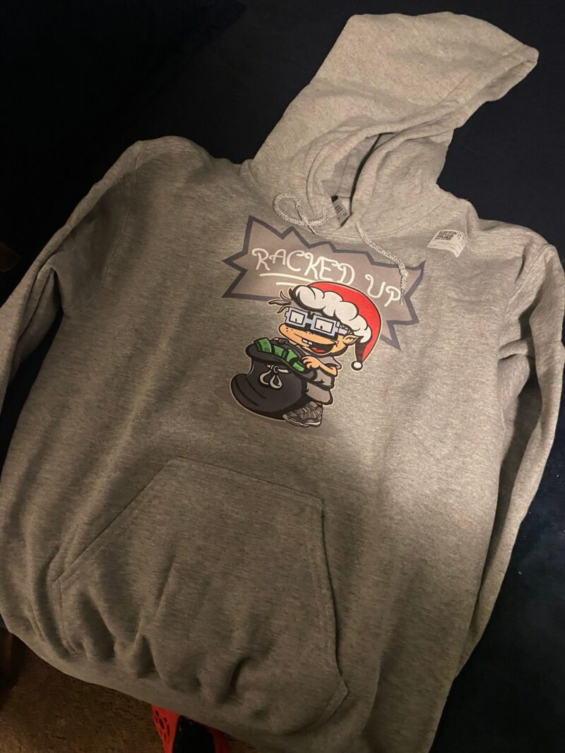 Racked Up Rugrats Unisex Grey Hoodie Match Jordan 11 Retro Cool Grey 2 scaled
