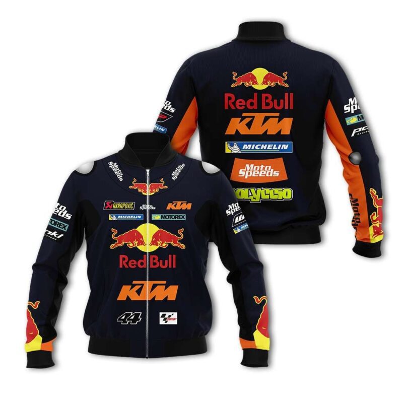 Red Bull Ktm Moto Speeds Auto Racing Team Factory Racing Costume Gift For Red Bull Fans Bomber Jacket BJ03663