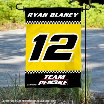 Ryan Blaney NASCAR Driver Double Sided Garden Flag GF01723